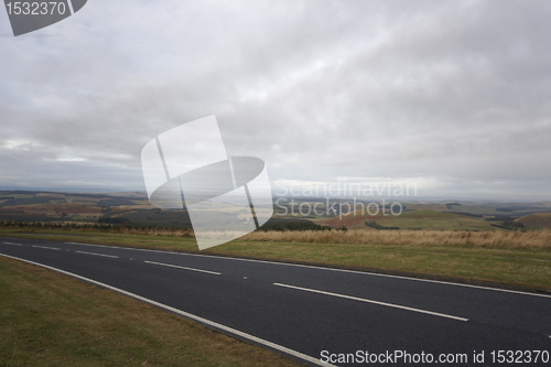 Image of road in Scotland