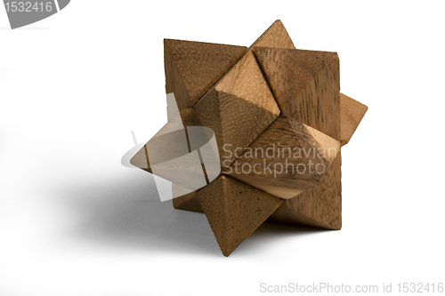 Image of wooden 3D puzzle