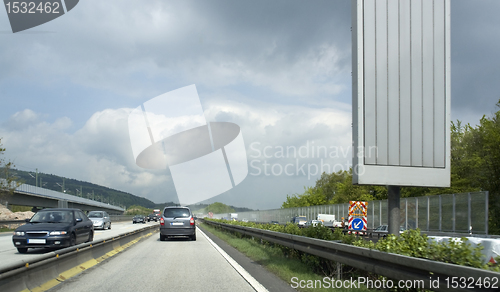 Image of highway scenery in Southern Germany