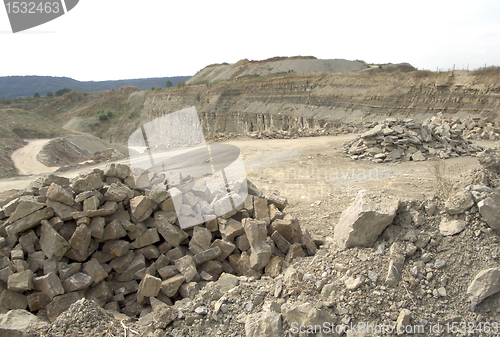 Image of stone pit scenery