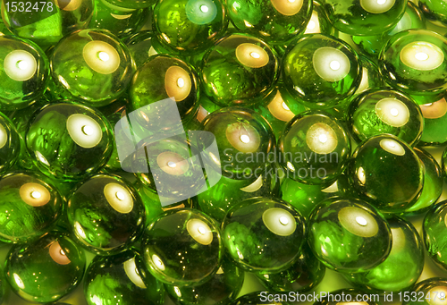 Image of iridescent glass beads