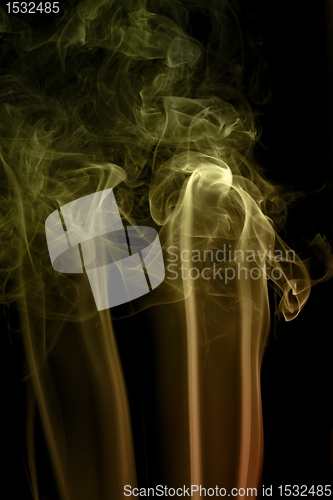 Image of colorful abstract smoke detail