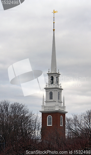 Image of Harvard Memorial Church tower