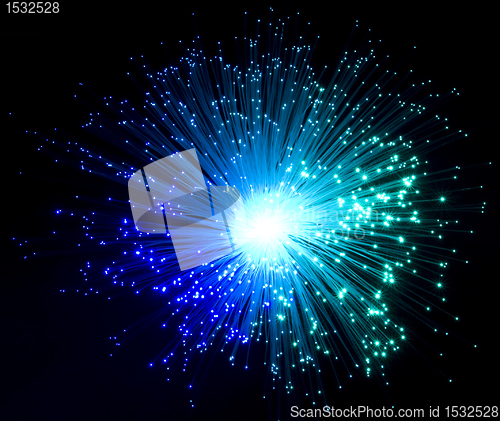 Image of plastic optical fibers