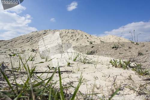 Image of arid spoil pile