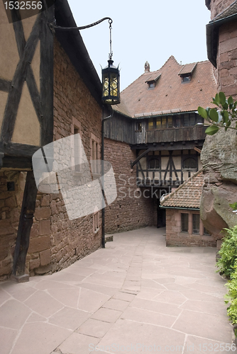 Image of courtyard at Haut-Koenigsbourg Castle