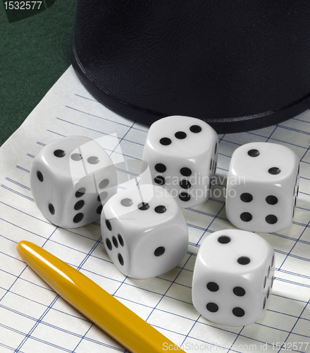 Image of gambling with dice