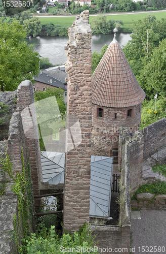 Image of Wertheim Castle detail at summer time