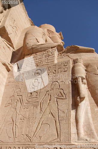 Image of Ramses sculpture in Abu Simbel