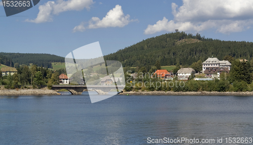 Image of Schluchsee in sunny ambiance