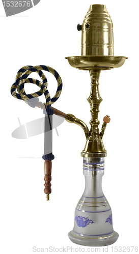 Image of golden shisha