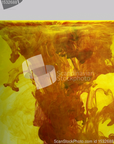Image of colorful contamination