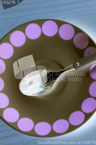 Image of Spoon and plate