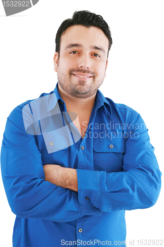 Image of Handsome young man smiling. 