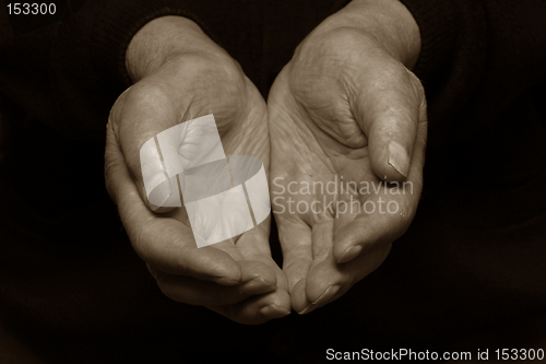 Image of Old mans hands