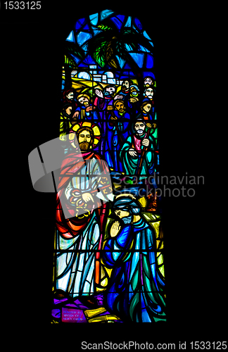 Image of Religious Stained Glass Window