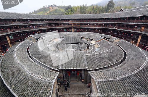 Image of Fujian tulou-special architecture of china 