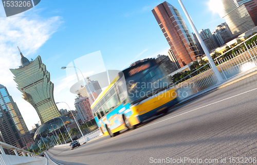 Image of traffic in macau at day 