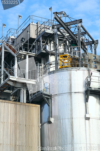 Image of Part of a big oil refinery