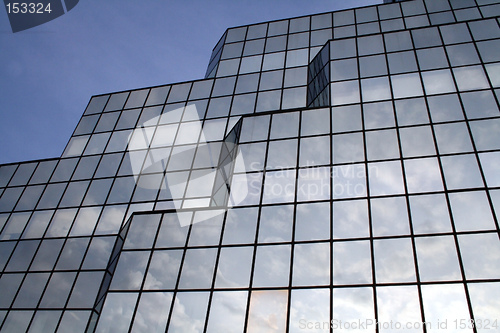 Image of Clouds reflecting in windows #3