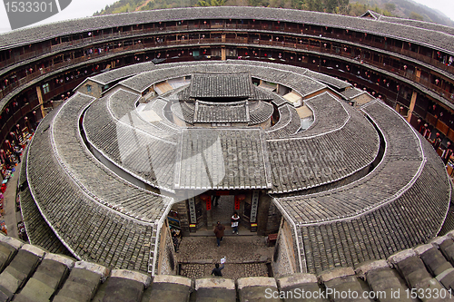Image of Fujian tulou-special architecture of china 