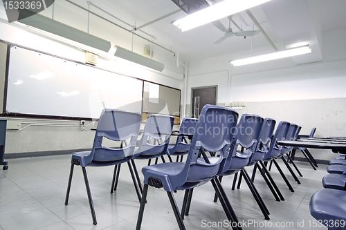 Image of empty classroom