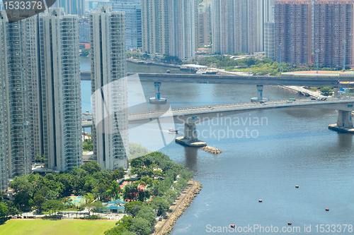 Image of public living apartment  at day