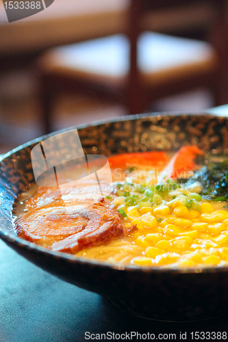 Image of noodle in japanese style on table