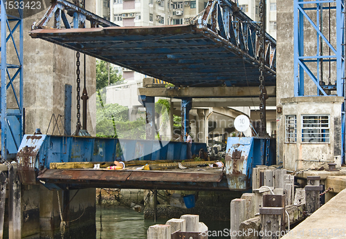 Image of abandoned harbour