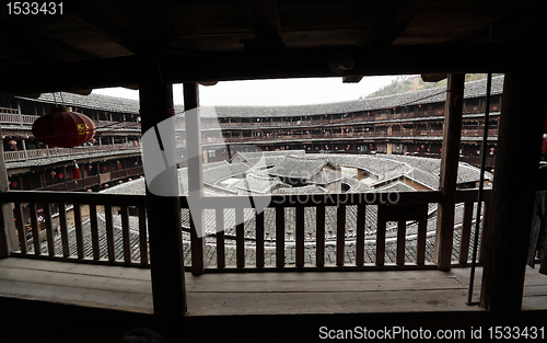 Image of Fujian tulou-special architecture of china 