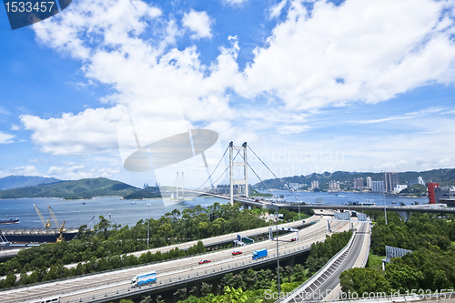 Image of highway in city at day