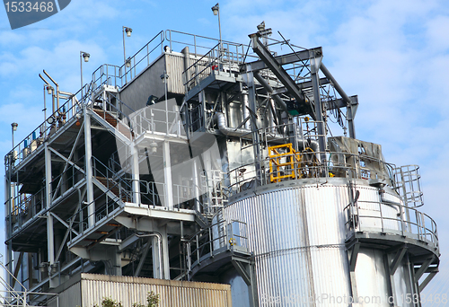 Image of Part of a big oil refinery