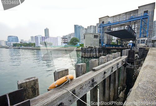 Image of abandoned harbour