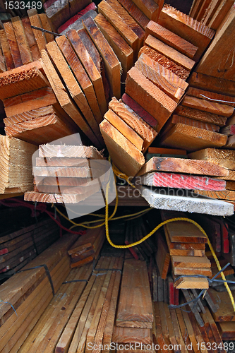 Image of Stack of lumber 