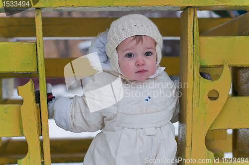 Image of Little girl on the playground