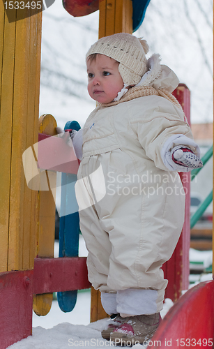Image of Little girl on the playground