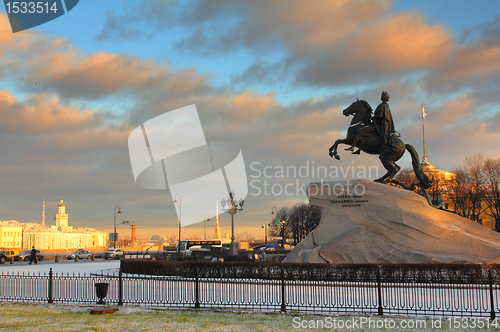 Image of Peter 1 monument in Saint-petersburg