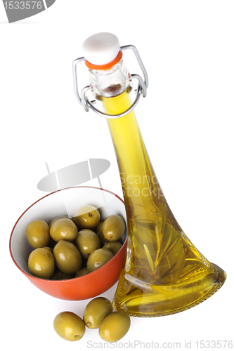 Image of Olive oil and olives