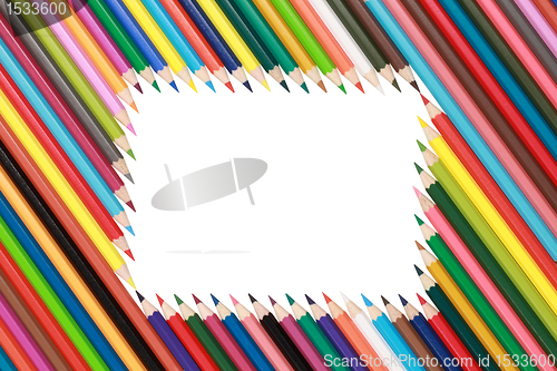 Image of Frame of Crayons