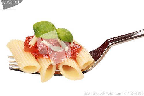 Image of Fresh Pasta isolated on white