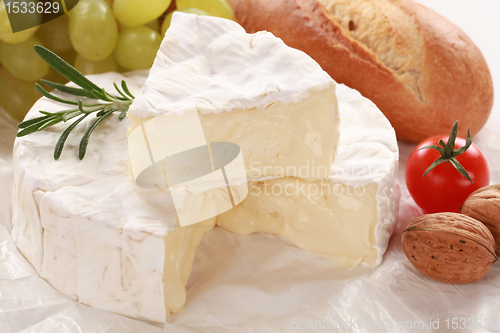 Image of Still life with Camembert cheese