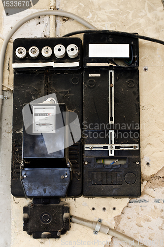 Image of old electric meter