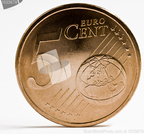 Image of five euro cent coin