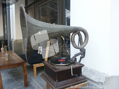 Image of record player