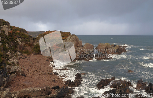 Image of rocky coast in Scotland