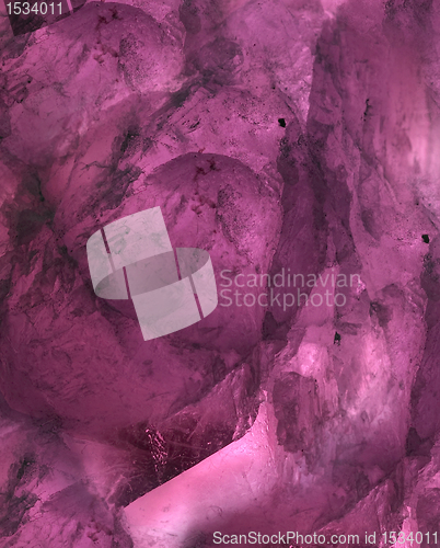 Image of violet crystal detail