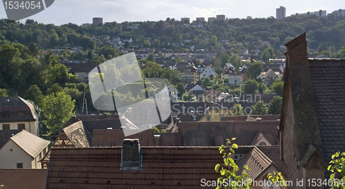 Image of Wertheim aerial view at summer time