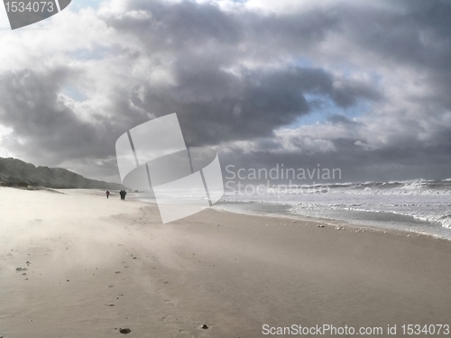 Image of beach scenery in Northern Germany