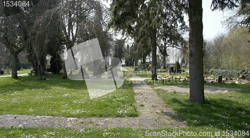 Image of graveyard in Southern Germany