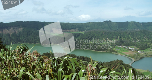 Image of lagoa das sete cidades at Sao Miguel Island